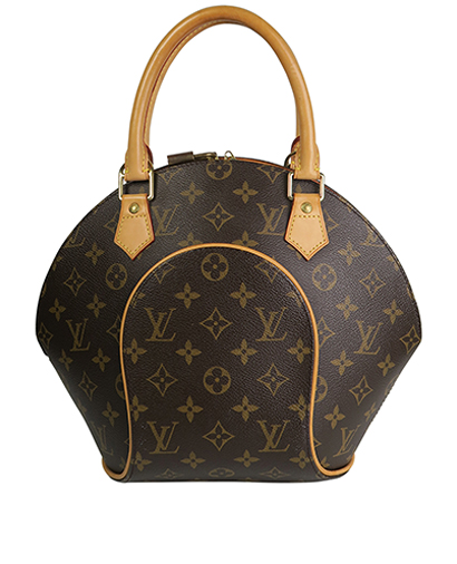 Ellipse, &pound;450, Handbags, Brown, Coated Canvas, Front view